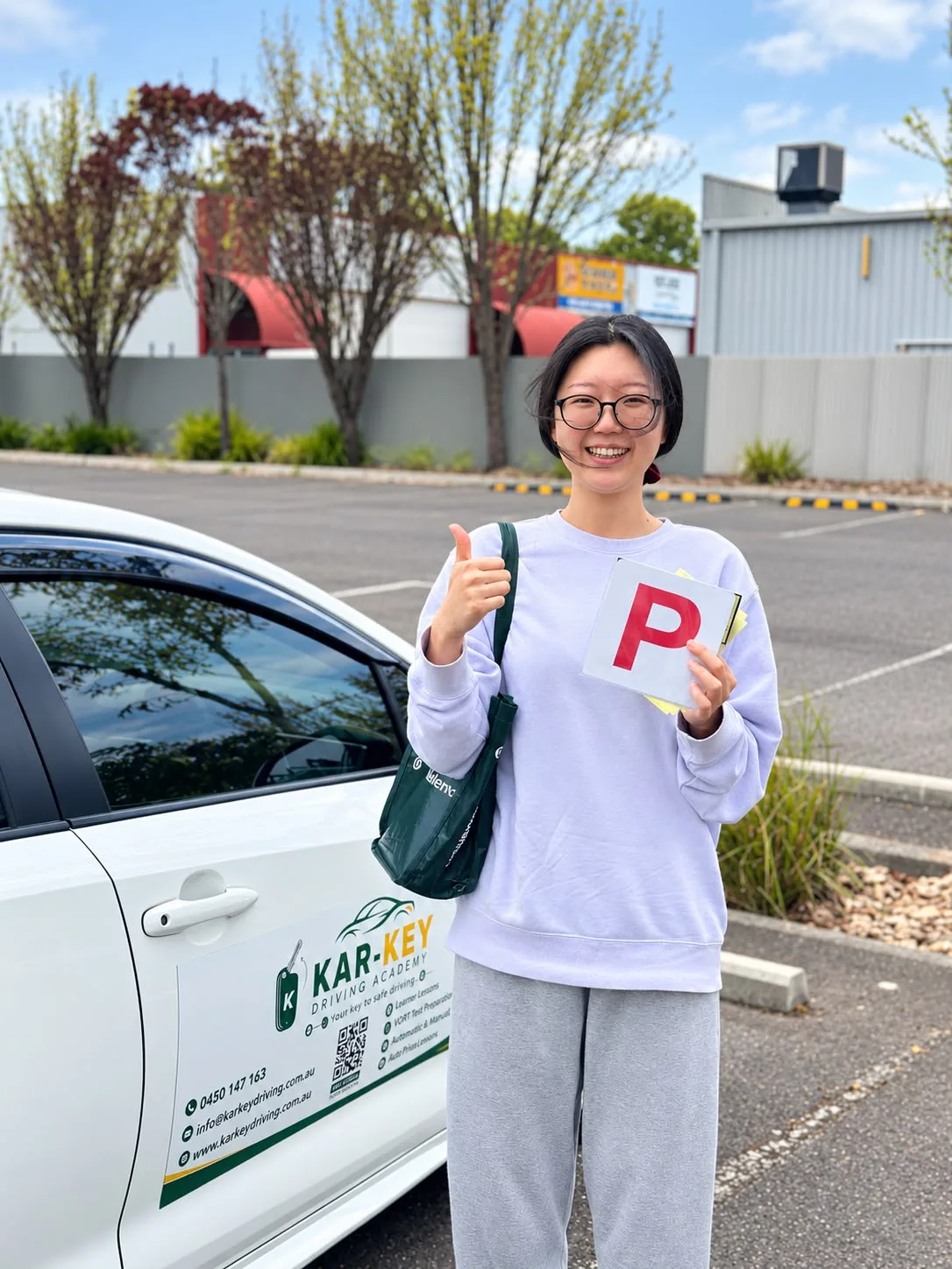 Kar-Key Driving Academy student who passed their VORT test on the first attempt